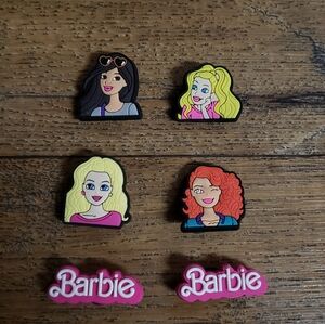 Barbie Character Shoe Charms Set